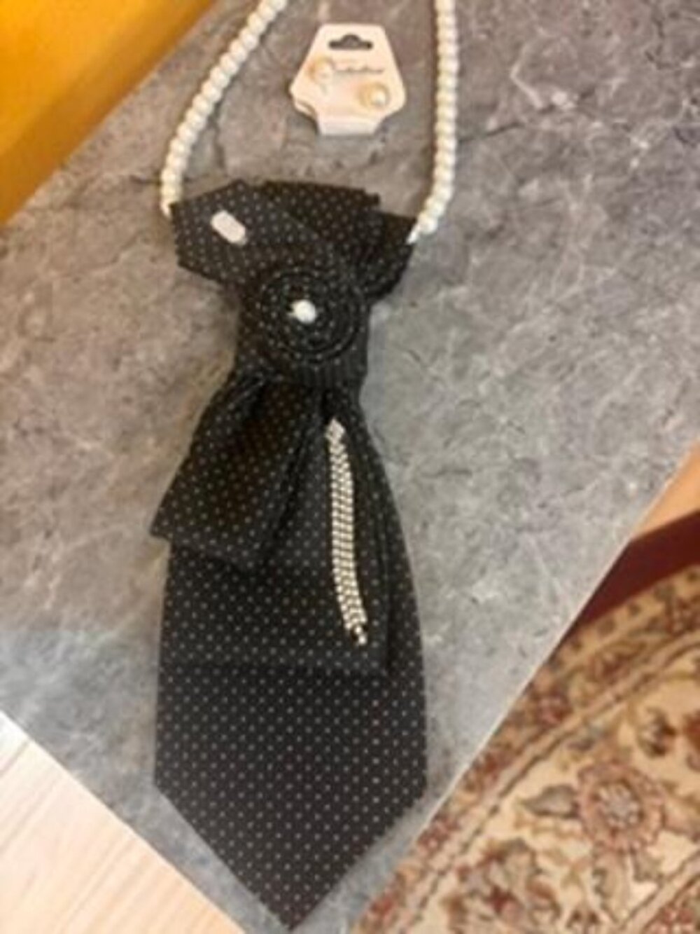 Custom Handcrafted Women's Tie Necklace